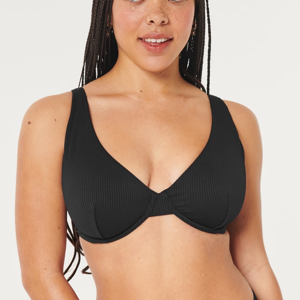 Hollister Black Bikini Top